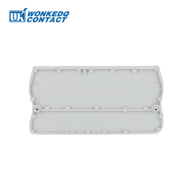 1Pc D-ST4 End Barrier Plate For PT4 ST4 PT/ST 4 Series Wire Connector Insulation DIN Rail Terminal Block 4mm&sup2; End Cover D-ST 4