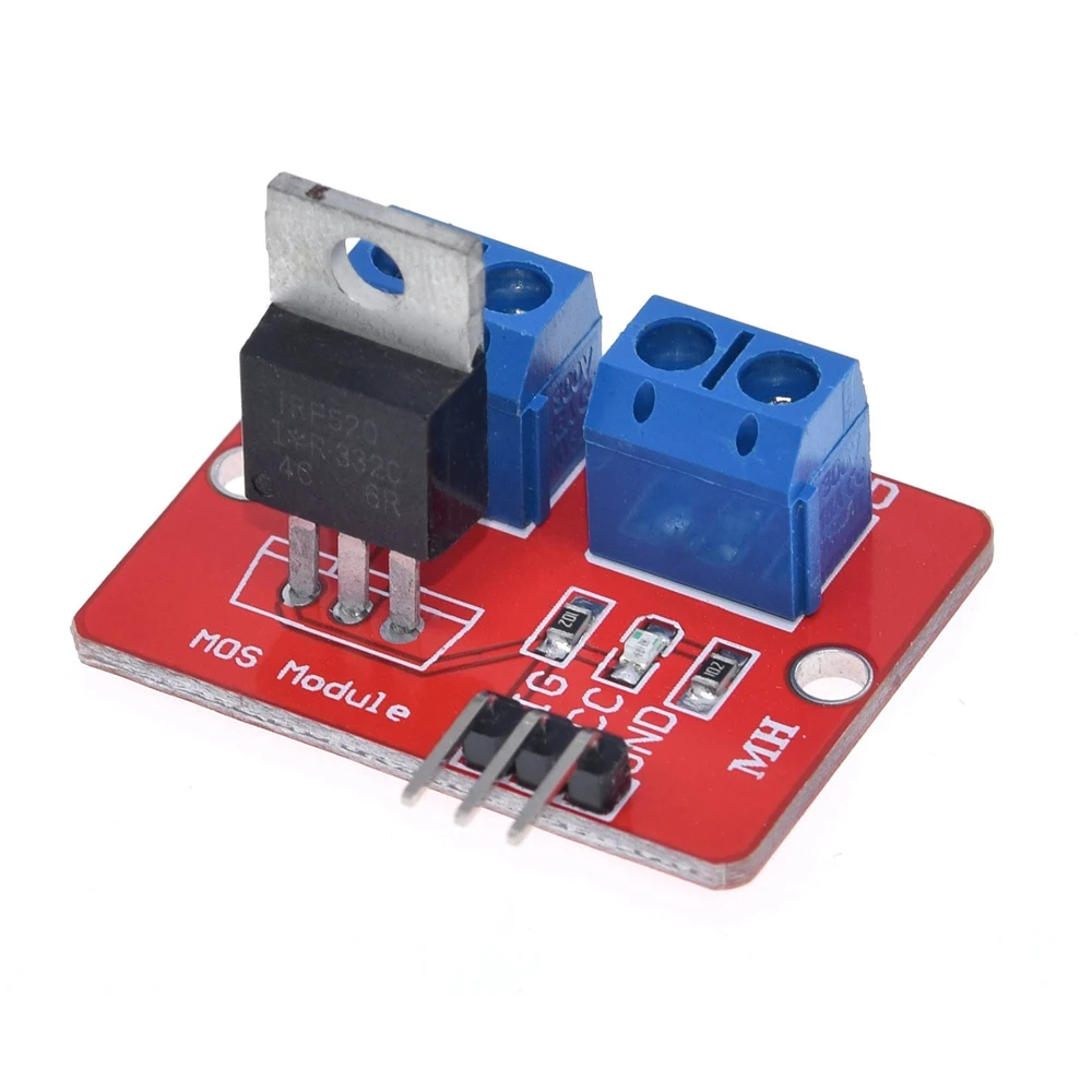 

Smart Electronics 0-24V Top Mosfet Button IRF520 MOS Driver Module for MCU ARM Raspberry Pi for arduino DIY Kit