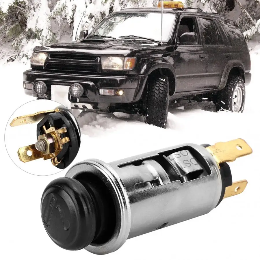 Car Cigarette Lighter Accessories Fit for Toyota 4Runner 1992 1993 1994 1995 1996 2002 85500-12240 stable performance