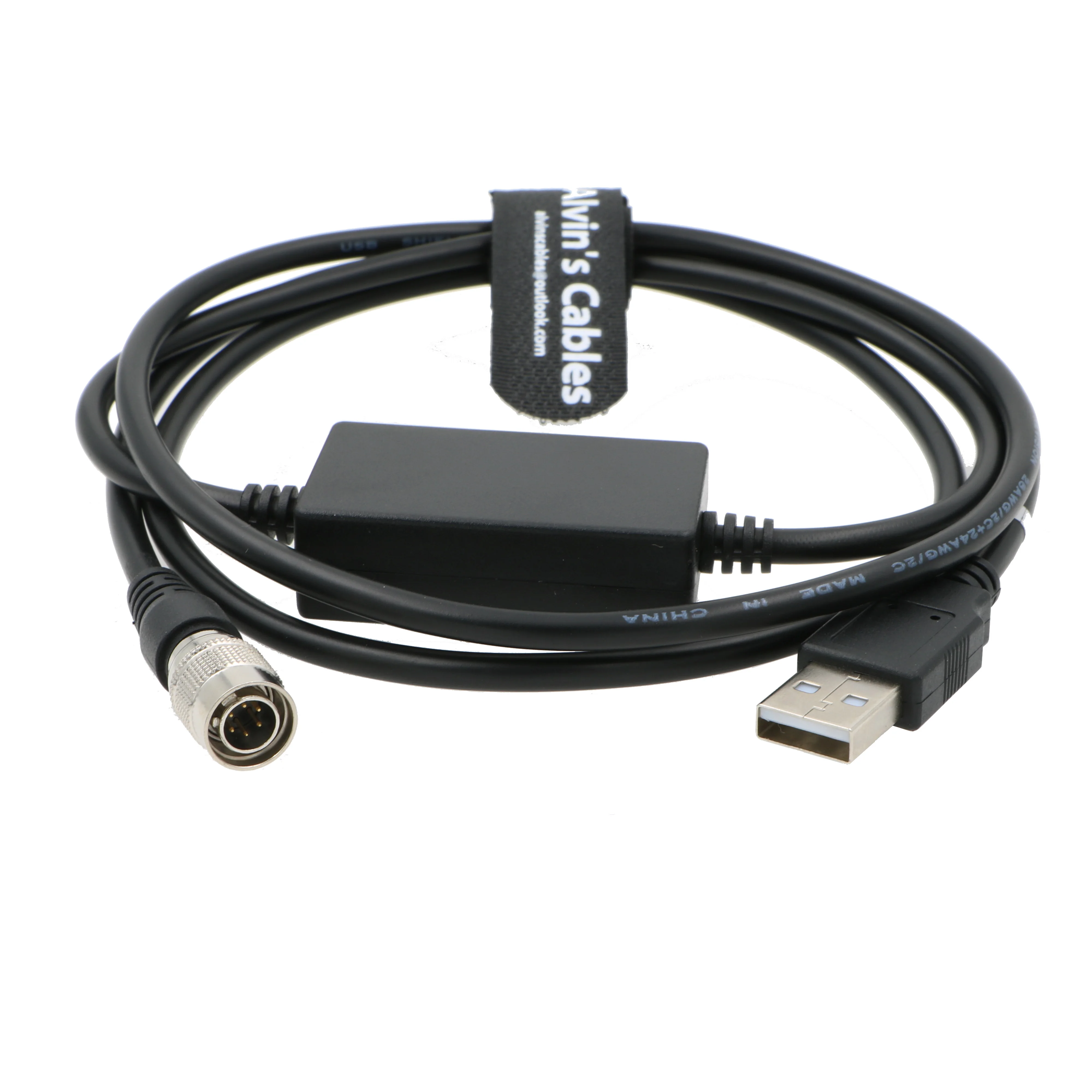 6 Pin Hirose Macho a Cable De Datos USB de estación total Para Sokkia Topcon Para w8 w7