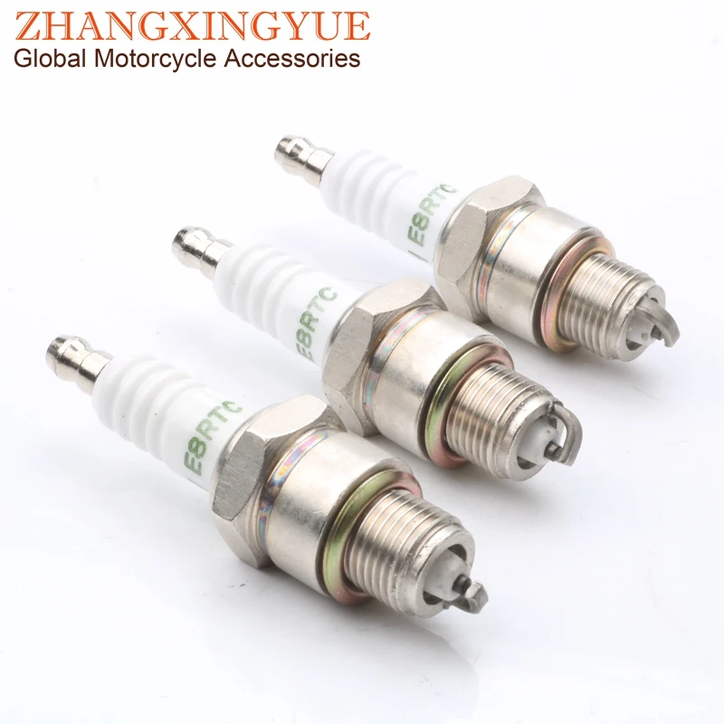 3 шт. E8RTC высокое качество свечи зажигания для BR8HS BR8HS10 BR8HI BR8HV BR8HVX BR8HSA IWF24 W24FS GU ZU W3AP