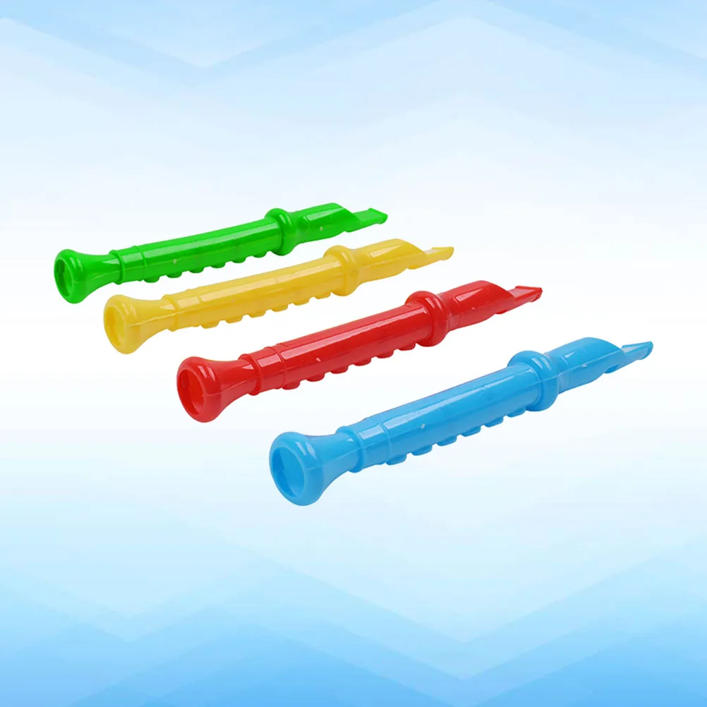 24pcs Whistles Musical Durable Beautiful Colorful Whistles Instrument Sounds Toy for Toddler Party Favors Christmas Gift