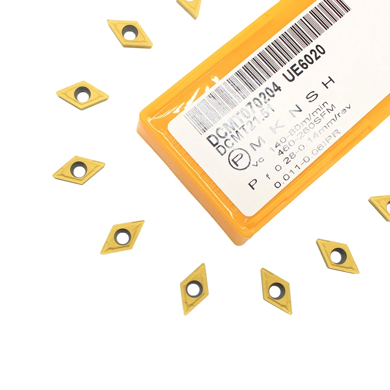 

DCMT070204 UE6020 carbide inserts Internal Turning tool DCMT 070204 face endmills Lathe Tools Milling cutter CNC tool