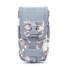ACU Тактический чехол для телефона Molle, уличная поясная сумка, Практичная поясная сумка, жилет, держатель карты, сумка, Мини Многофункциональный рюкзак для путешествий - Цвет: ACU