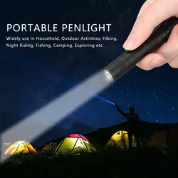 Mini lampe Portable étanche à lumière LED 2000lm, torche puissante, batterie AAA, pour activités de plein air, autodéfense 