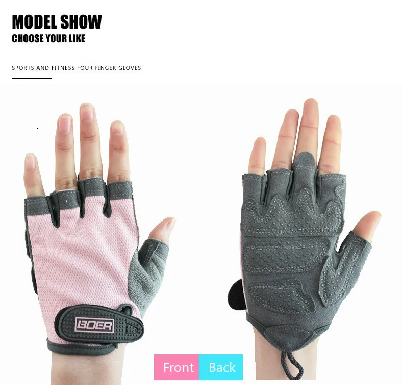 Спортивные перчатки на полпальца, Нескользящие, дышащие, для тяжелой атлетики, для тренажерного зала, перчатки для тренировок, для бега, походов, перчатки для мужчин и женщин