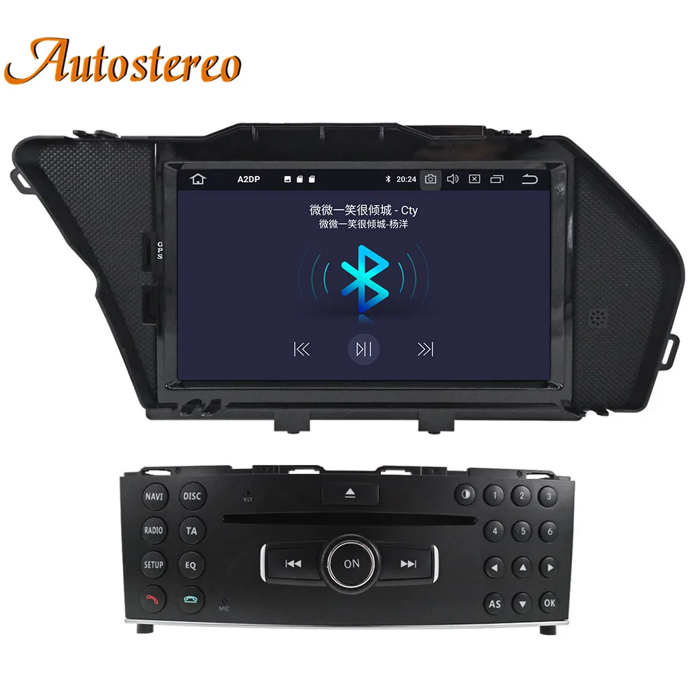 Cheap DSP Android 9 64G Car DVD Player GPS Navigation For Mercedes-Benz GLK GLK-Class X204 2008-2010 Car Auto stereo Multimedia Player 3