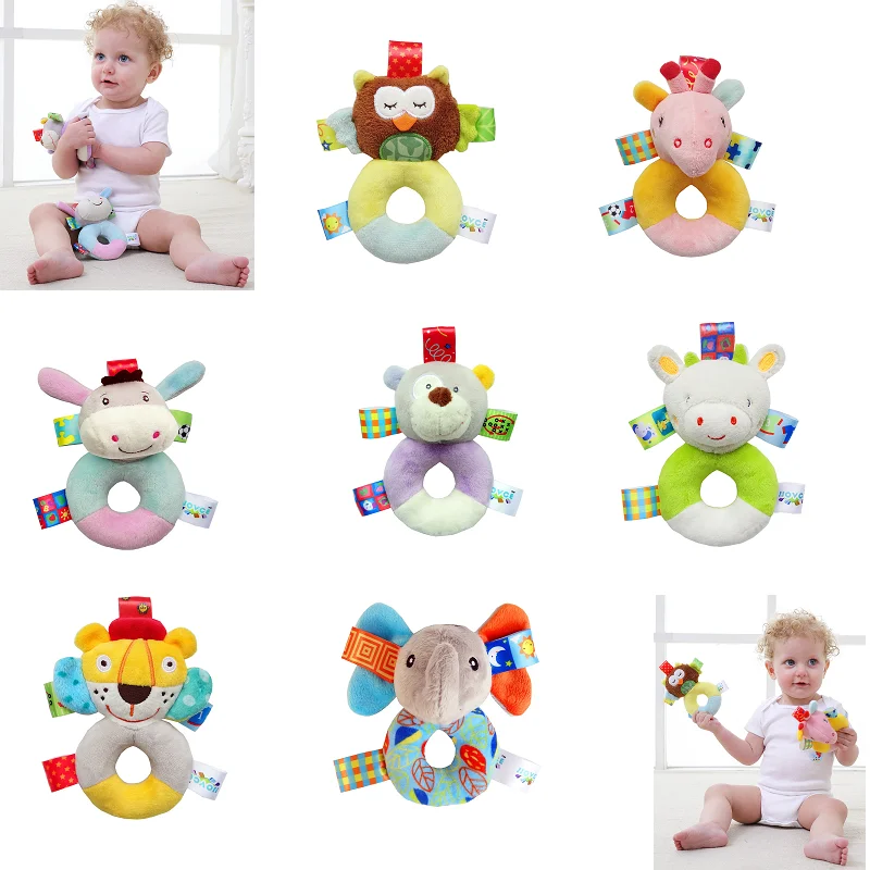 

Cute Animal Elephant /Owl / Puppy Bing Stuffed Toy Infant Toddler Plush Doll Toys Baby Early Educational Play Friend teethers