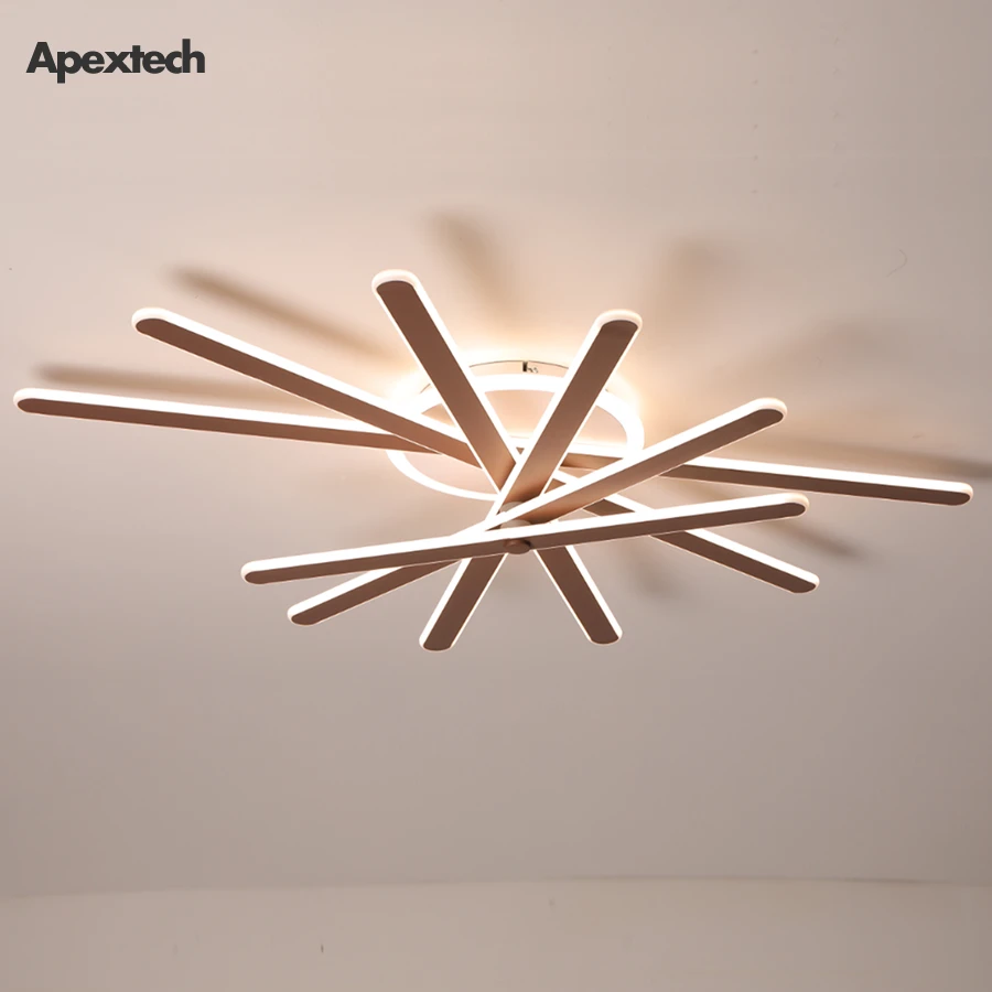 

LED Ceiling Lamp Creative Rotatable Chandelier Living room dining room bedroom Lighting Fixtures 2.4G Remote