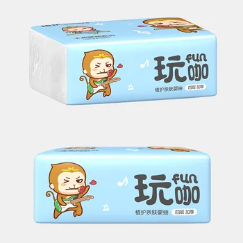 

2240 Sheets /8 Pack 4 Layers White Bamboo Native Wood Pulp Toilet Tissue Cleaning Napkin Paper Soft Toilet Paper Home Bath Paper