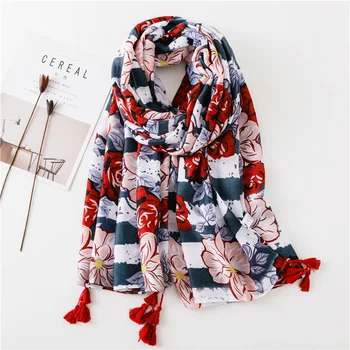 

Luxury Brand New Silk Scarf Female Summer Cotton Sunscreen Shawl scarves women cashmere poncho infinity winter chiffon hijab