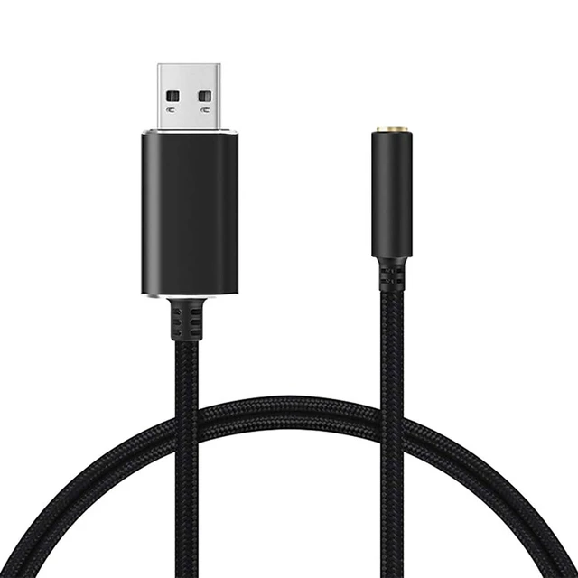 Adattatore Jack o per cuffie e microfono da USB a 3.5mm con convertitore  Stereo Aux combinato da 3.5mm per cuffie Mac PS4 PC - AliExpress