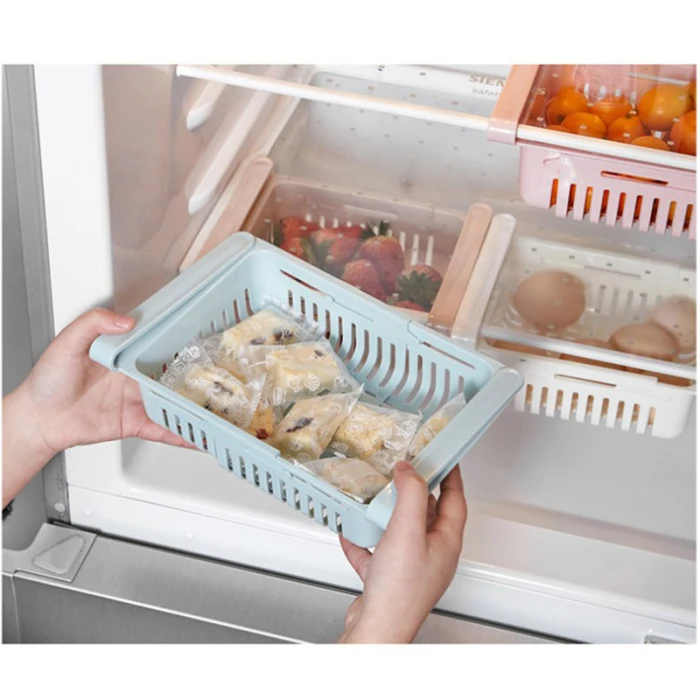 Refrigerator Partition Layer Durable Storage Rack Fruit Vegetable Holder DTT88