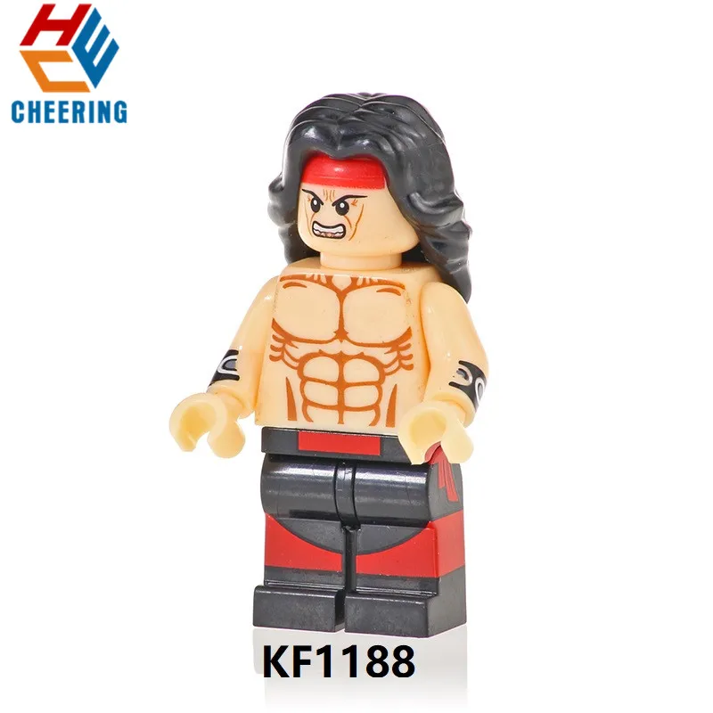 Одиночная Строительные блоки Образование mmoral Kombat Baraka Jax Kitana Kung Lao Liu Kang фигурки Кирпичи игрушки для детей KF1190