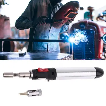 

HT-1937 Flame Butane Gas Soldering Iron 12ML Filling Capacity Pen Torch Tool for Welding Soldering