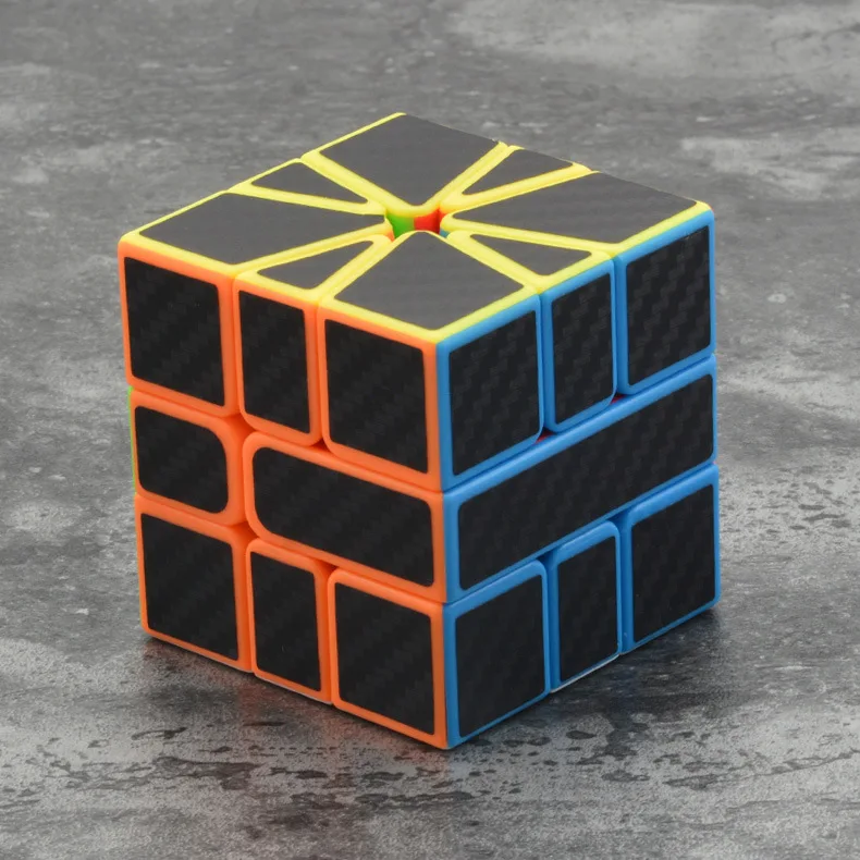 [Музыкальные вечерние кубики Рубика из углеродного волокна SQ-1] три плавный вентилятор в форме 3 порядка, развивающие игрушки для детей