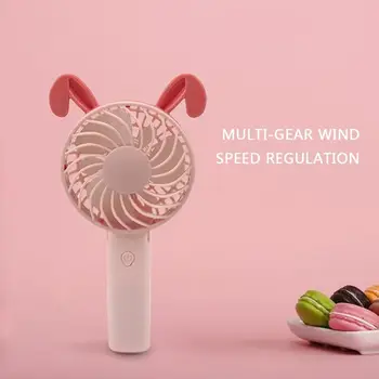 

2020 Cartoon Foldable USB Students Adult Outdoor Travel Handheld Electric Fan Air Conditioner Cooler Cooling Fan for Summer