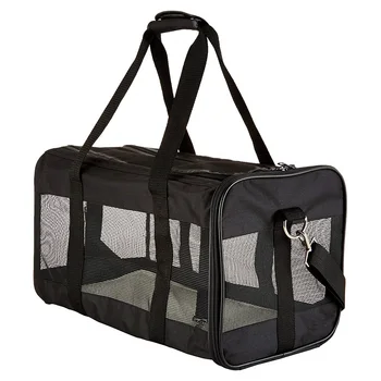 

Easy Clean Zipper Closure Carrying Cage Dogs Cats With Window Outdoor Travel Collapsible Pet Carrier Airline Approved Breathable