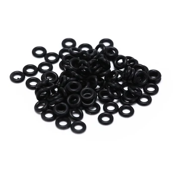 

Black Gasket Grip Washer Grommets Stems/Flights Darts Arrow Tips Broadhead Replace Accessoriesn100Pcs/Set Hunting Rubber O Ring