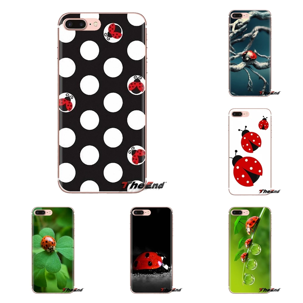 Silicone Case Covers Lady bug Ladybug ladybird Pattern For Samsung Galaxy J1 J2 J3 J4 J5 J6 J7 J8 Plus 2018 Prime 2015 2016 2017 |