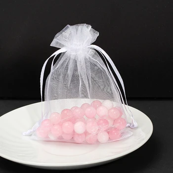 

50pcs Organza Bag 7*9/9*12/10*15/11*16/13*18cm Christmas Wedding Bag Candy Bags Gift Pouches Jewelry Packaging