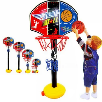 

Children Basketball Stand Portable Basket Rack Indoor Outdoor Plastic Kids Sport Toys Shooting Rack Adjustable Basketball Toys