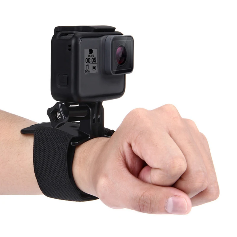 Wrist-Strap Mount Action-Camera-Accessory Go-Pro Eken H9r Hero 9 Sjcam Sj4000 Yi 