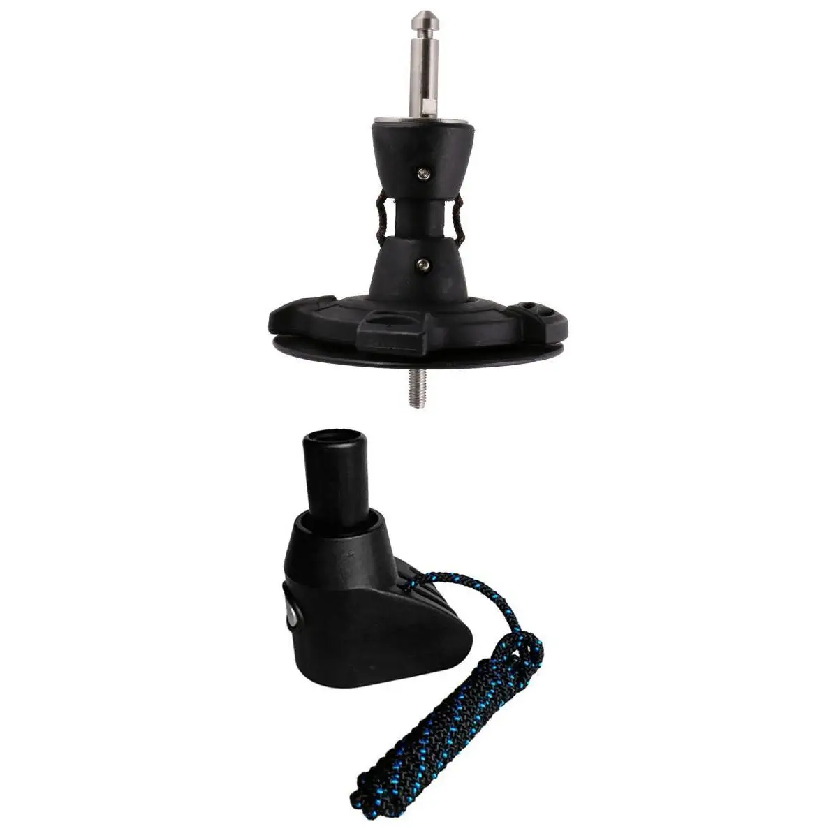 

1 Set of Windsurfing Mast Base + Mast Adapter Connector (2Pcs), Windsurf Board Accesories Supplies Parts