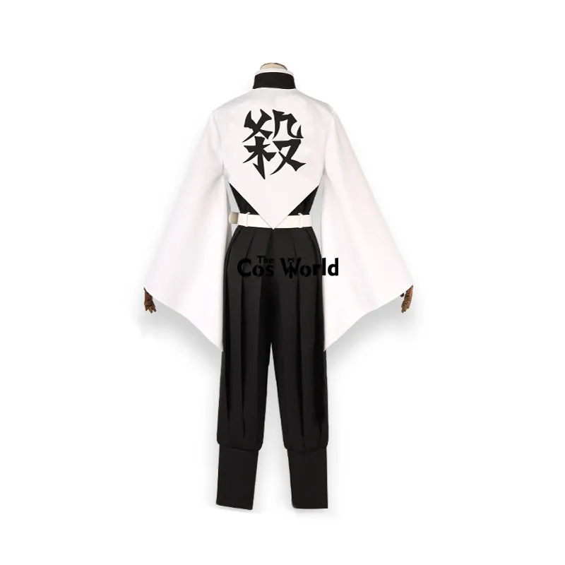 Customize Cosplay Costumes - Demon Slayer: Kimetsu No Yaiba Shinazugawa Sanemi Kimono Haori Uniform Anime image 4