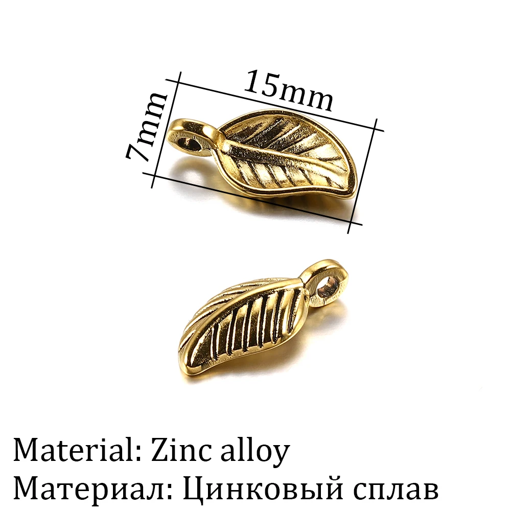 Decorative Charms Metal Custom Bag Accessories Bracelet Charms Necklace Pendant - Charm And Pendant Price