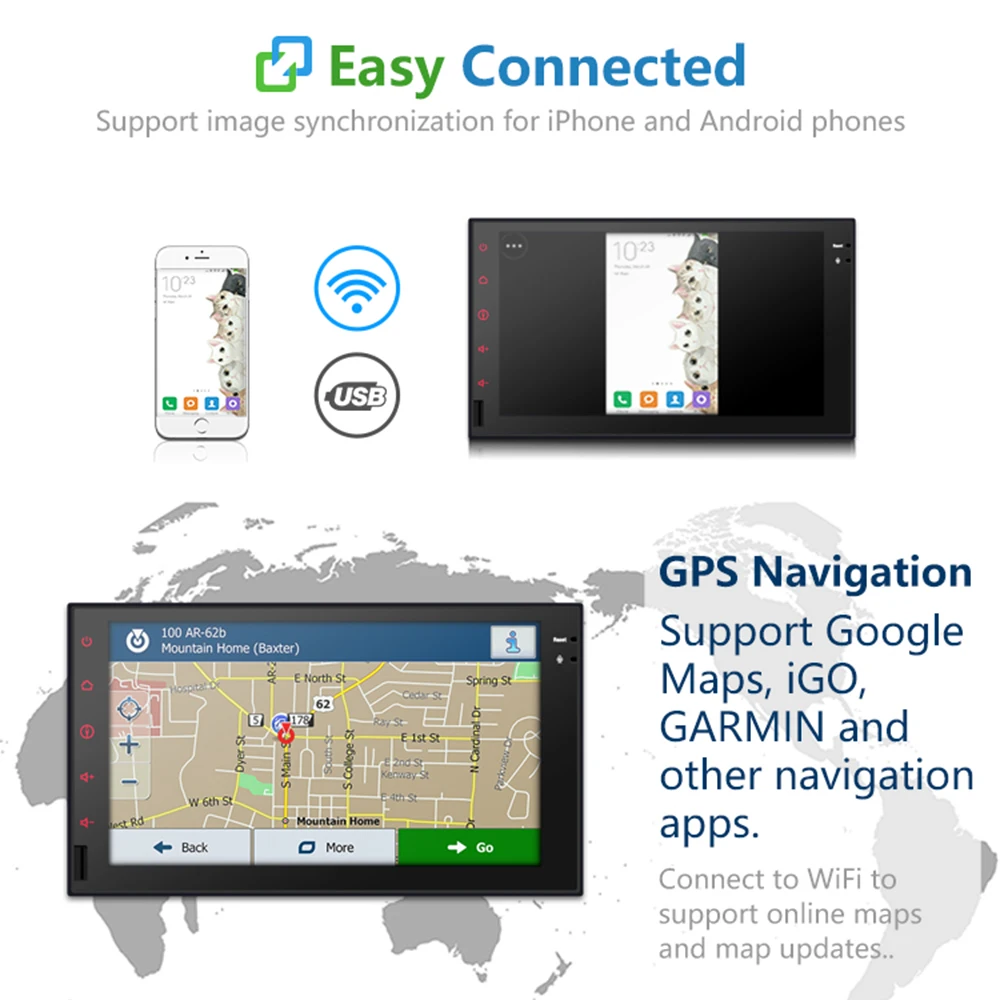 2din Quad/Octa Core Android 7,1 автомобильный DVD для Ford Focus CMAX S-MAX Fiesta Galaxy FUSION TRANSIT EW851P1 навигационный GPS радиоприемник