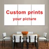 Custom Prints 3 Pieces Wall Art Decoration Pictures Custom Poster Customs You Photo on Canvas  for Living Room No Frame Painting ► Photo 1/6