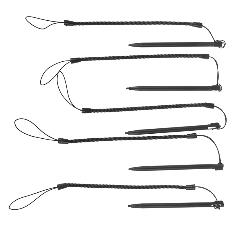 

1PC Universal Metal Resistive Touch Screen Stylus Pen with Spring Rope For POS PDA Navigator hot sale