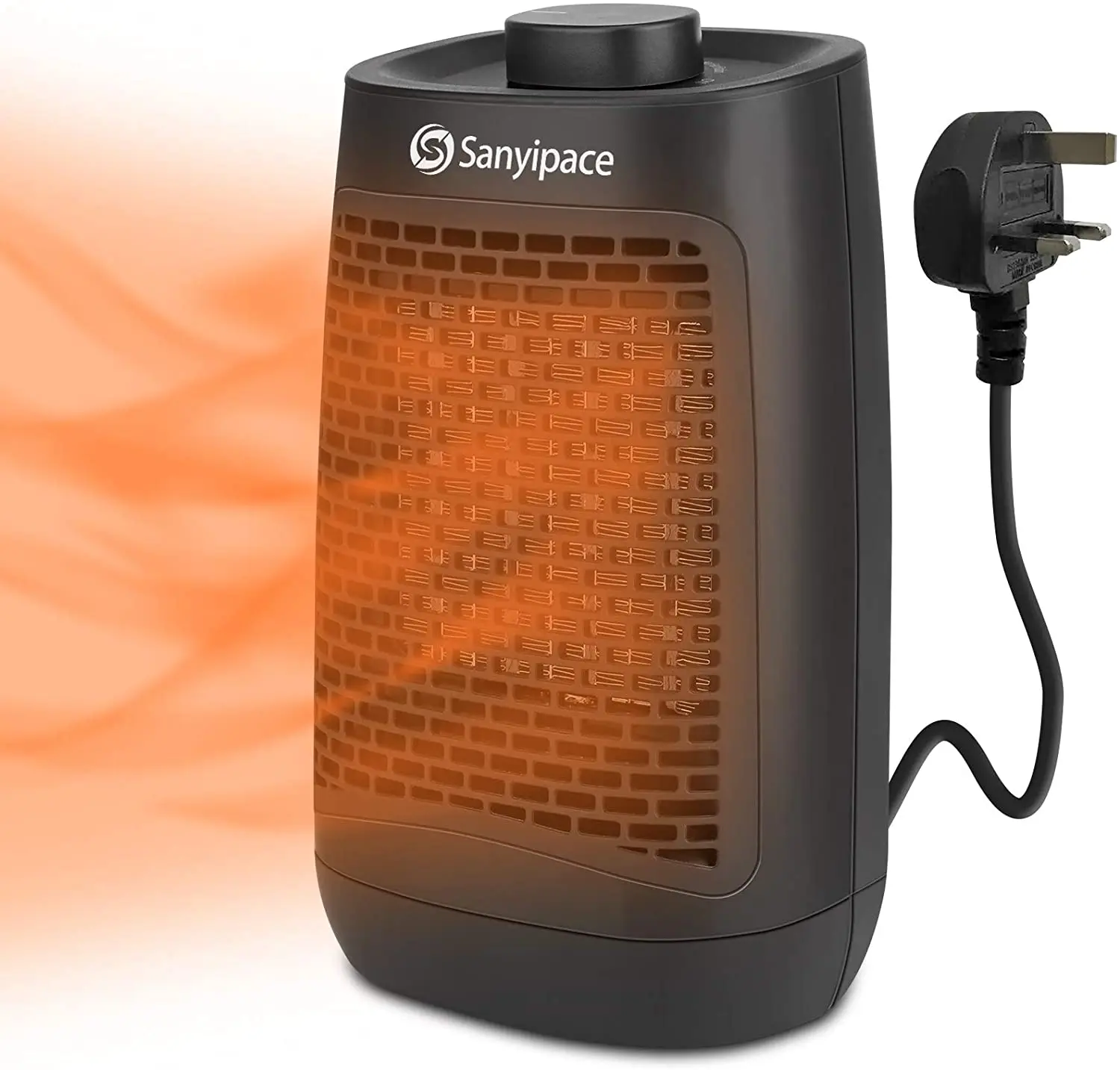 

Electric Fan Heater,Mini Ceramic Heater for Home 1200W/750W 3 Levels Natural or Hot Wind Adjustable Portable PersonalSpaceHeater