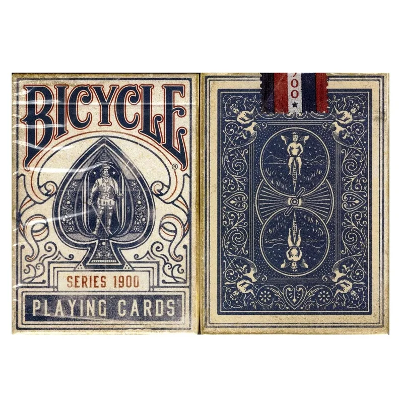 1900 Serie Spielkarten Rot ellusionist bicycle Markierte Deck Zaubertricks Neu 