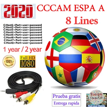 

2020 CCcam espa a server Satble 8 Line Spain Europe Portugal Poland France Italia ccam espa a server HD for receptor satelite