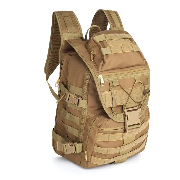 40L тактическая сумка, многофункциональный Штурмовой Рюкзак, походный рюкзак для кемпинга, походная Сумка для охоты, камуфляжная военная сумка - Цвет: Khaki