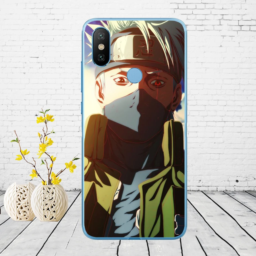 Мягкий силиконовый чехол 168DD Naruto Akatsuki Clan Cloud Symbol для Xiao mi Red mi 6 6a mi 8 a2 lite note 5 6 pro 7