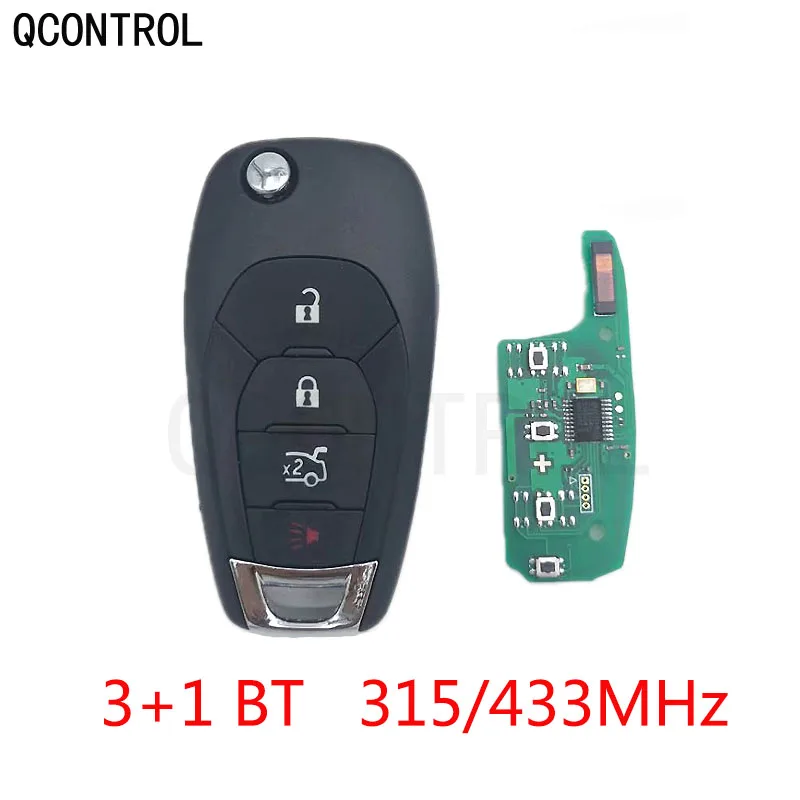 4 Buttons 315MHz Q управление 3/3+ 1 кнопки дистанционный смарт ключ-брелок для Chevrolet Aveo Cruze- 315 МГц/433 МГц с ID46 PCF7941 чип - Количество кнопок: 4 Buttons 315MHz
