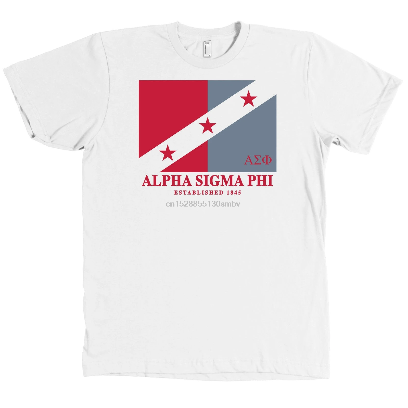 Alpha Sigma Phi флаг братства Белла + холщовая футболка новая новый Хип-Хоп Модный Топ