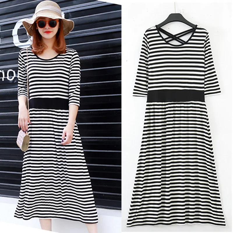 

2018 Skirt Hundred Pleated Beauty Back Modal Dress Summer Backless Medium Waist Sexy Large Size Slimming Long Skirts