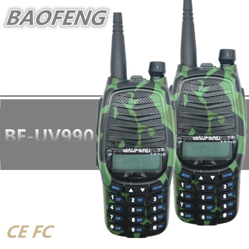 Портативная рация BAOFENG BF UV990 8 Вт двойная PTT VHF UHF радиостанция дальнего действия