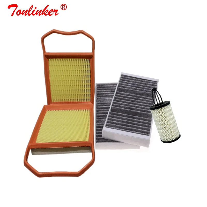 

Air Filter+Cabin Filter+Oil Filter 3Pcs For Mercedes GL X166/GLC X253 C253/GLE W166 C292/GLS X166 W166/R-CLASS W251V251 Model