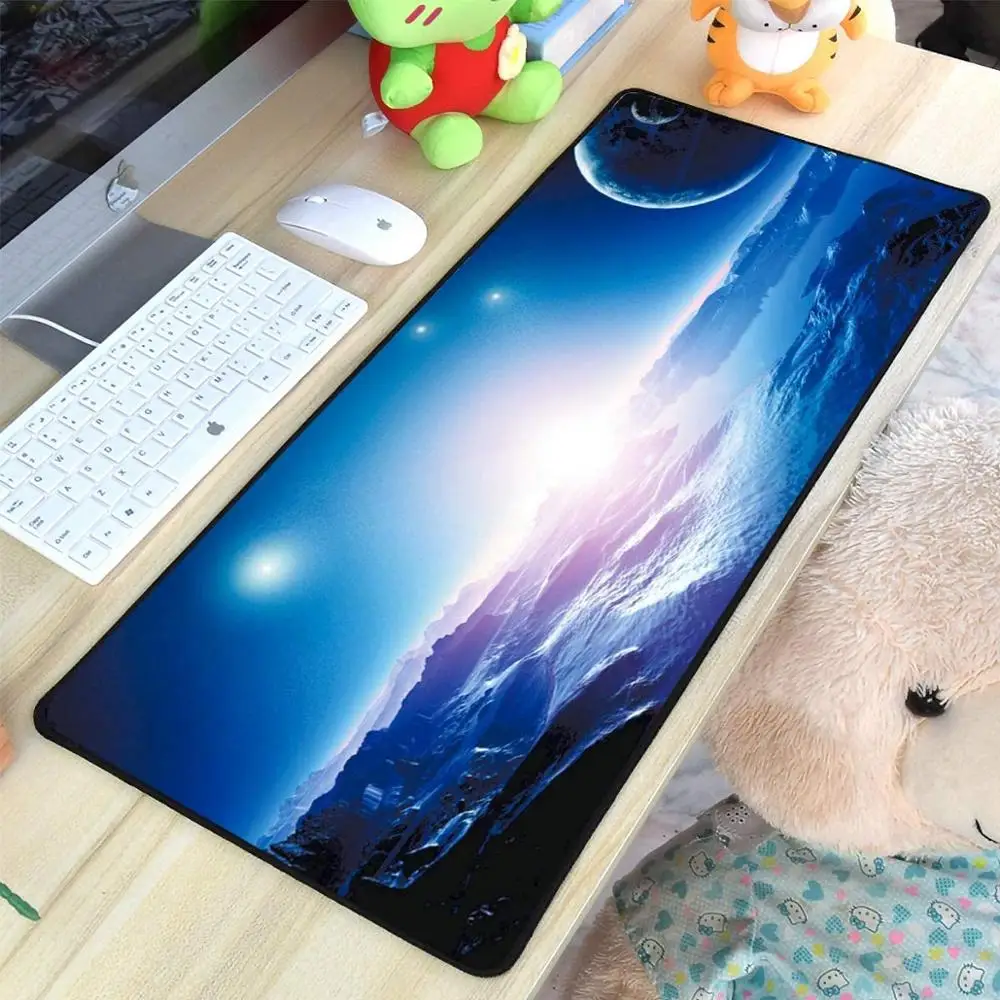 Large gaming Mouse Pad Extended Size 900x400x3mm Mousepad for Computer Keyboard Desk with Anti-slip Rubber Base | Компьютеры и офис