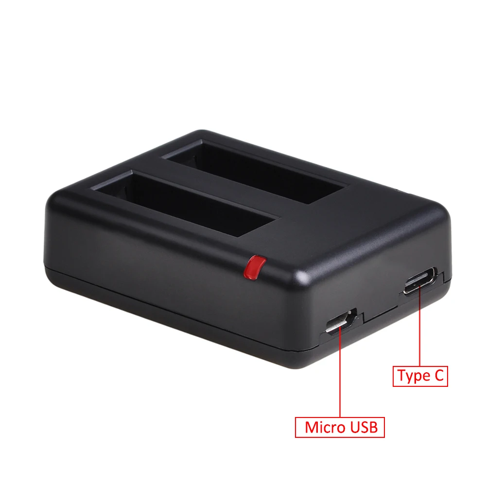 3 шт 1200mAh для Insta360 Один X аккумулятор камеры+ USB двойное зарядное устройство с портом типа C