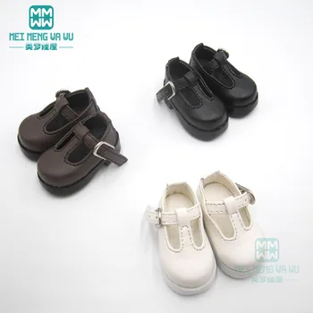 

5cm*2.6cm 1/6 BJD doll shoes YOSD MYOU Dollfie Synthetic Leather pu high-heeled shoes Shoes black white brown