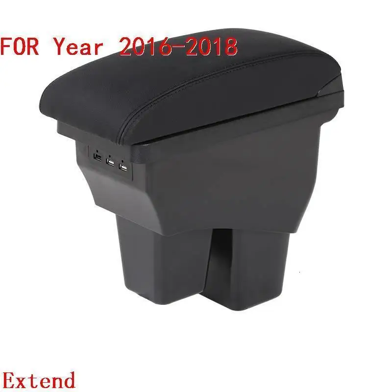 Styling Automobiles Car-styling Car Arm Rest Parts Accessories Upgraded Modified Accessory Armrest Box 16 17 18 FOR Honda Fit