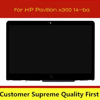 

for HP Pavilion X360 14-BA Touch Screen Digitizer 14.0 LCD ASSEMBLY +Frame Small Touch Board HD 1366*768 30pins Display Original