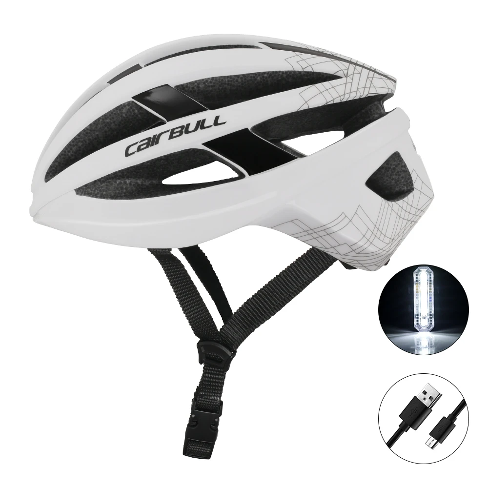 CAIRBULL Cycling Bicycle Adult Men Women MTB Road Bike Safety Helmet Tail Light