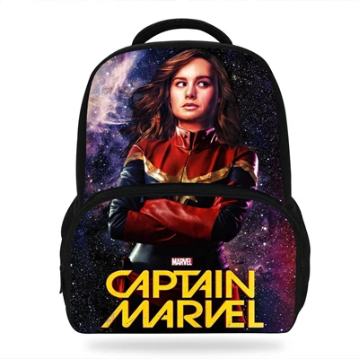 14inch Popular Captain Marvel Character Backpack Rucksack School Bag For Girl Kids Bag Backpack For Boys